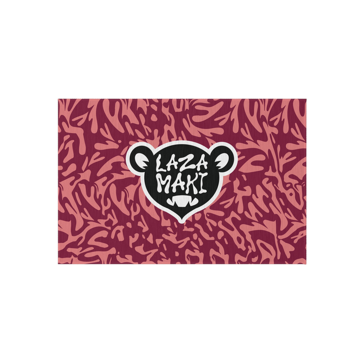 Feral Blush Red/Pink — Indoor/Outdoor Rug — Laza Maki Signature
