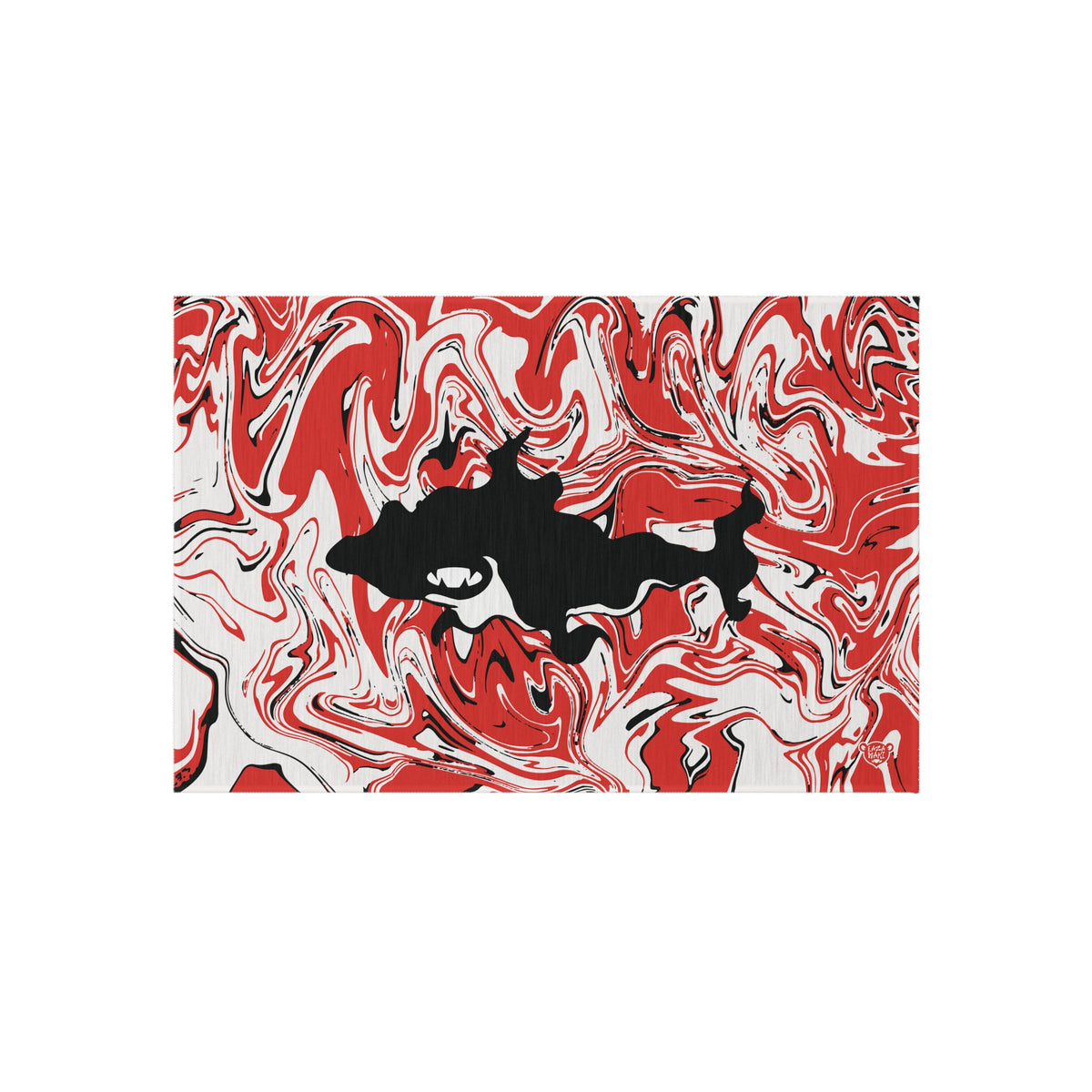 Laza Shark Red — Indoor/Outdoor Rug
