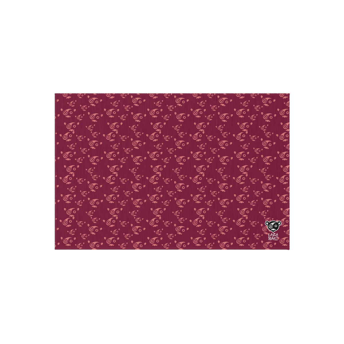 Laza Face Red/Pink — Indoor/Outdoor Rug