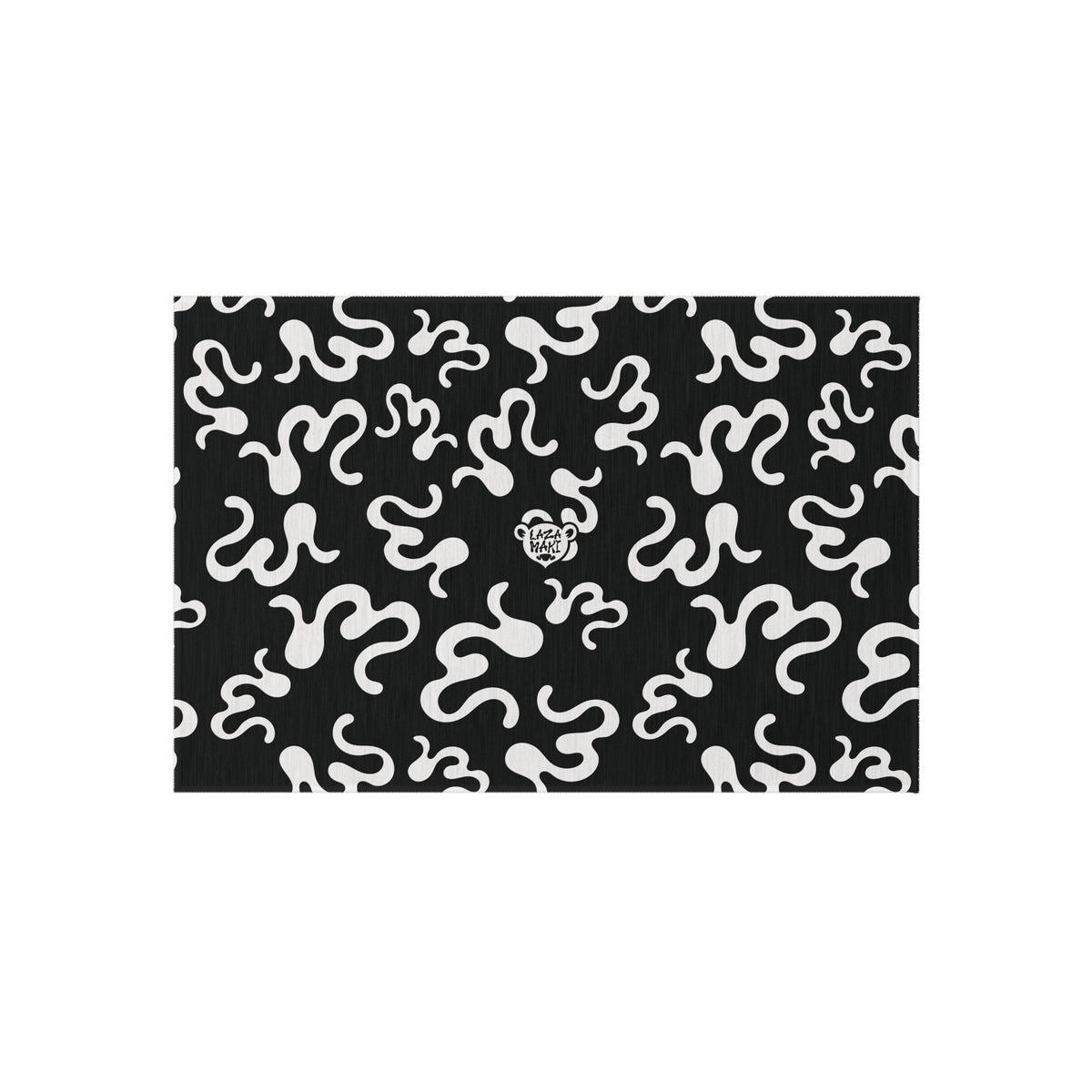 Splash Black/White — Indoor/Outdoor Rug — Laza Maki Signature