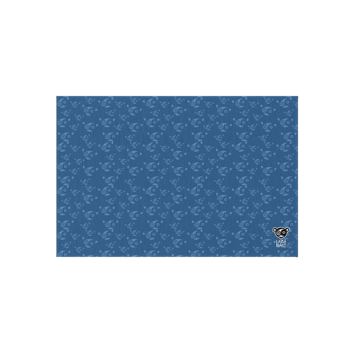 Laza Face Blue— Indoor/Outdoor Rug