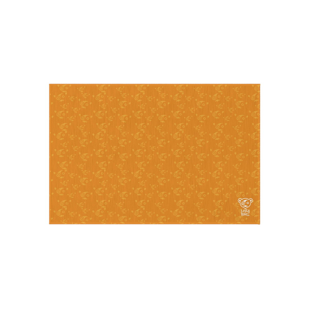 Laza Face Yellow/Orange — Indoor/Outdoor Rug