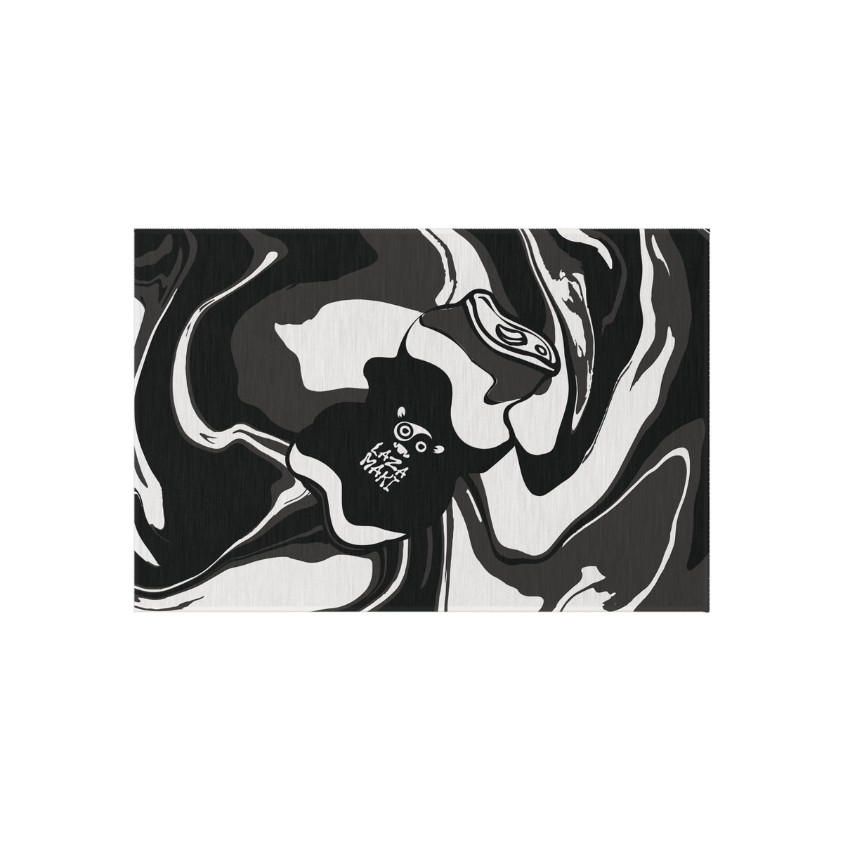 Laza Soda Black and White — Indoor/Outdoor Rug