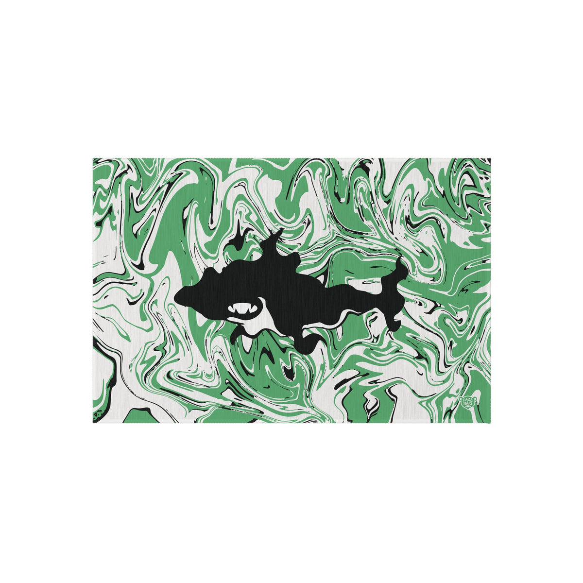 Laza Shark Green — Indoor/Outdoor Rug