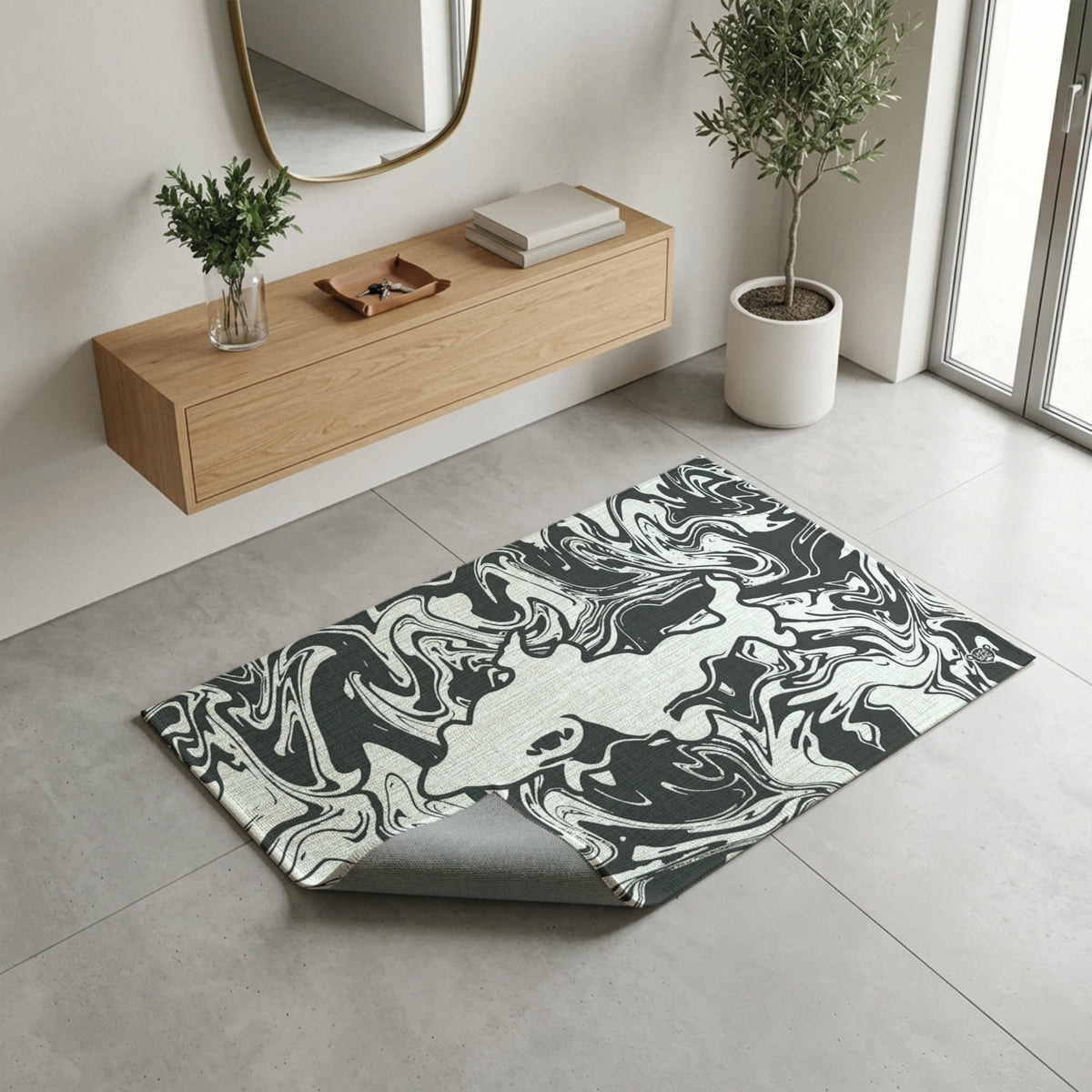 Laza Shark Black — Indoor/Outdoor Rug