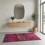 Laza Peace Hand Red/Purple — Indoor/Outdoor Rug