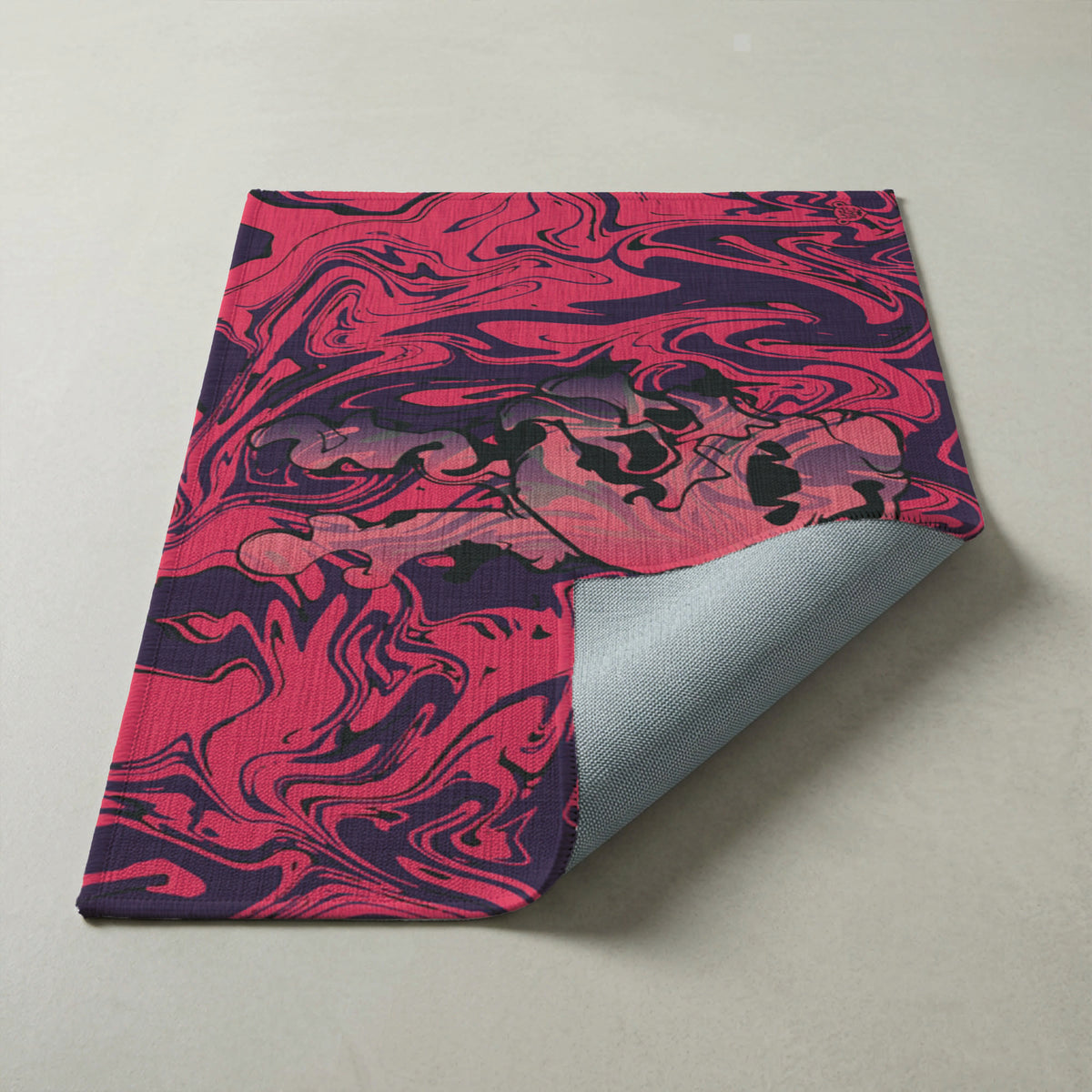 Laza Peace Hand Red/Purple — Indoor/Outdoor Rug