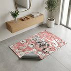Laza Peace Hand Pink — Indoor/Outdoor Rug