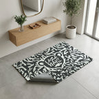 Feral Blush Black/White — Indoor/Outdoor Rug — Laza Maki Signature