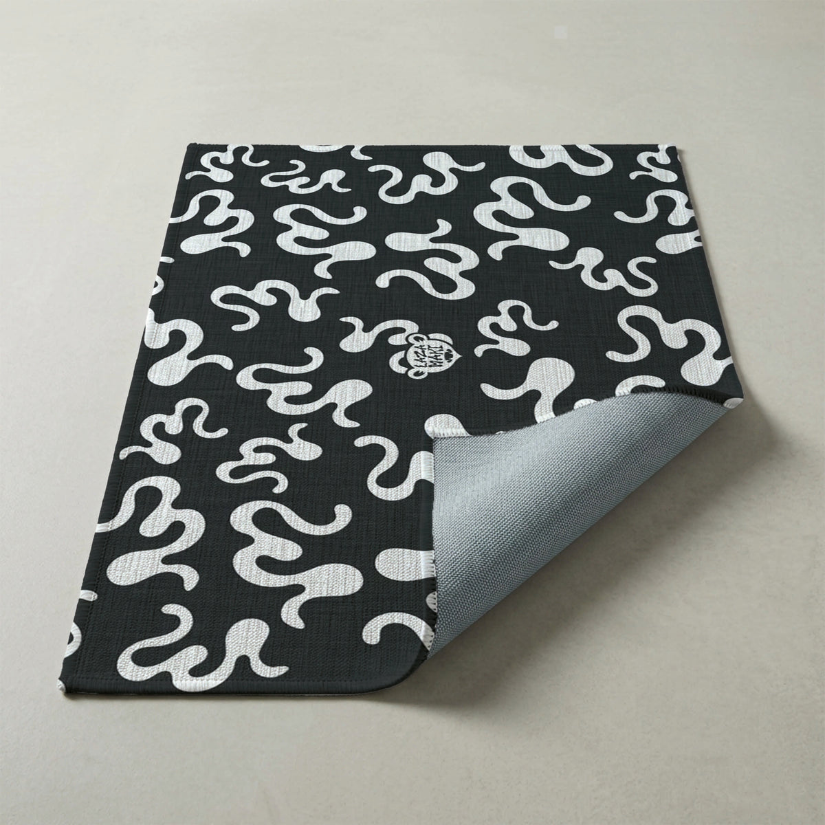 Splash Black/White — Indoor/Outdoor Rug — Laza Maki Signature