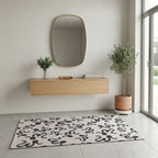 Splash White/Black — Indoor/Outdoor Rug — Laza Maki Signature