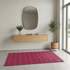 Laza Face Red/Pink — Indoor/Outdoor Rug