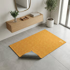 Laza Face Yellow/Orange — Indoor/Outdoor Rug
