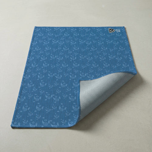 Laza Face Blue— Indoor/Outdoor Rug