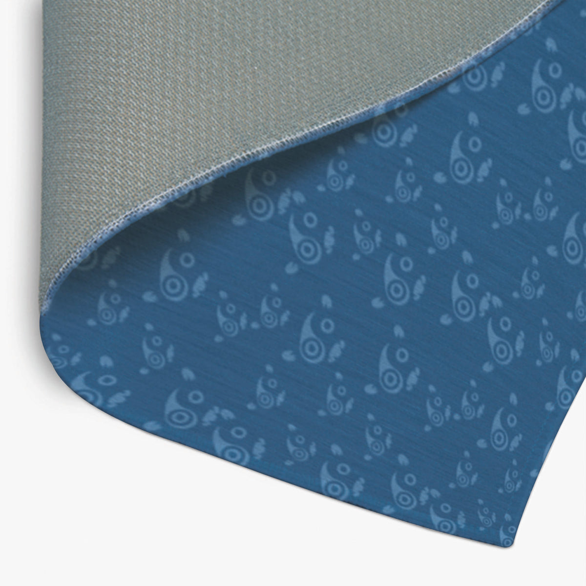 Laza Face Blue— Indoor/Outdoor Rug